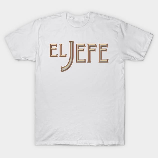 El Jefe Gold T-Shirt by Dual Rogue